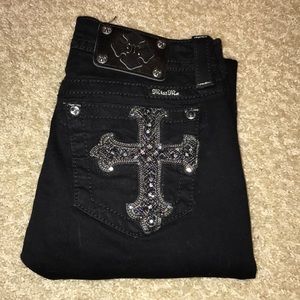 Miss me Signature rise straight leg jean